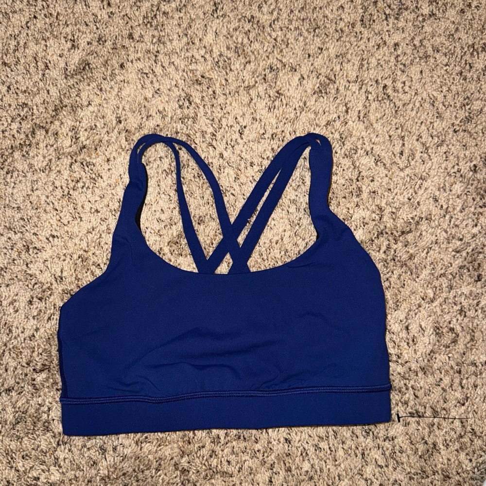 lululemon athletica navy sports bra